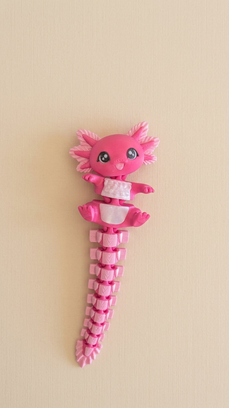 Axolotl sleutelhanger