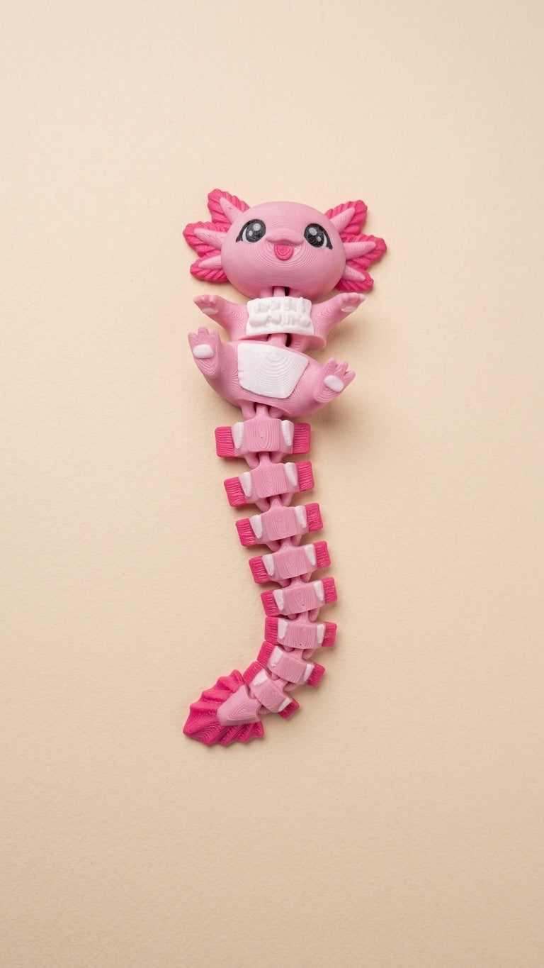Axolotl sleutelhanger