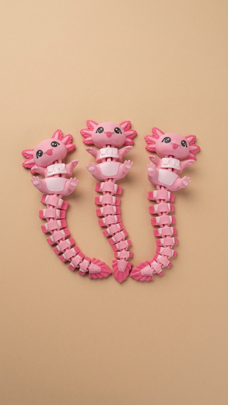 Axolotl sleutelhanger