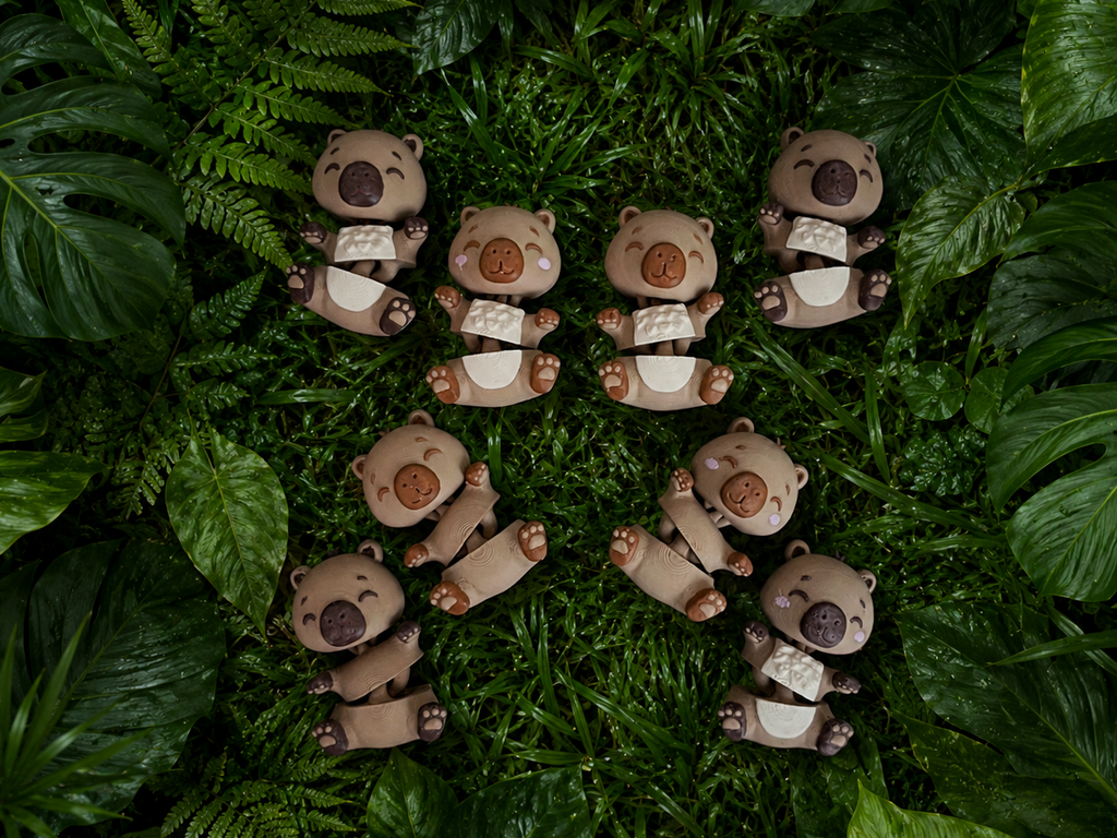 Capybara sleutelhanger