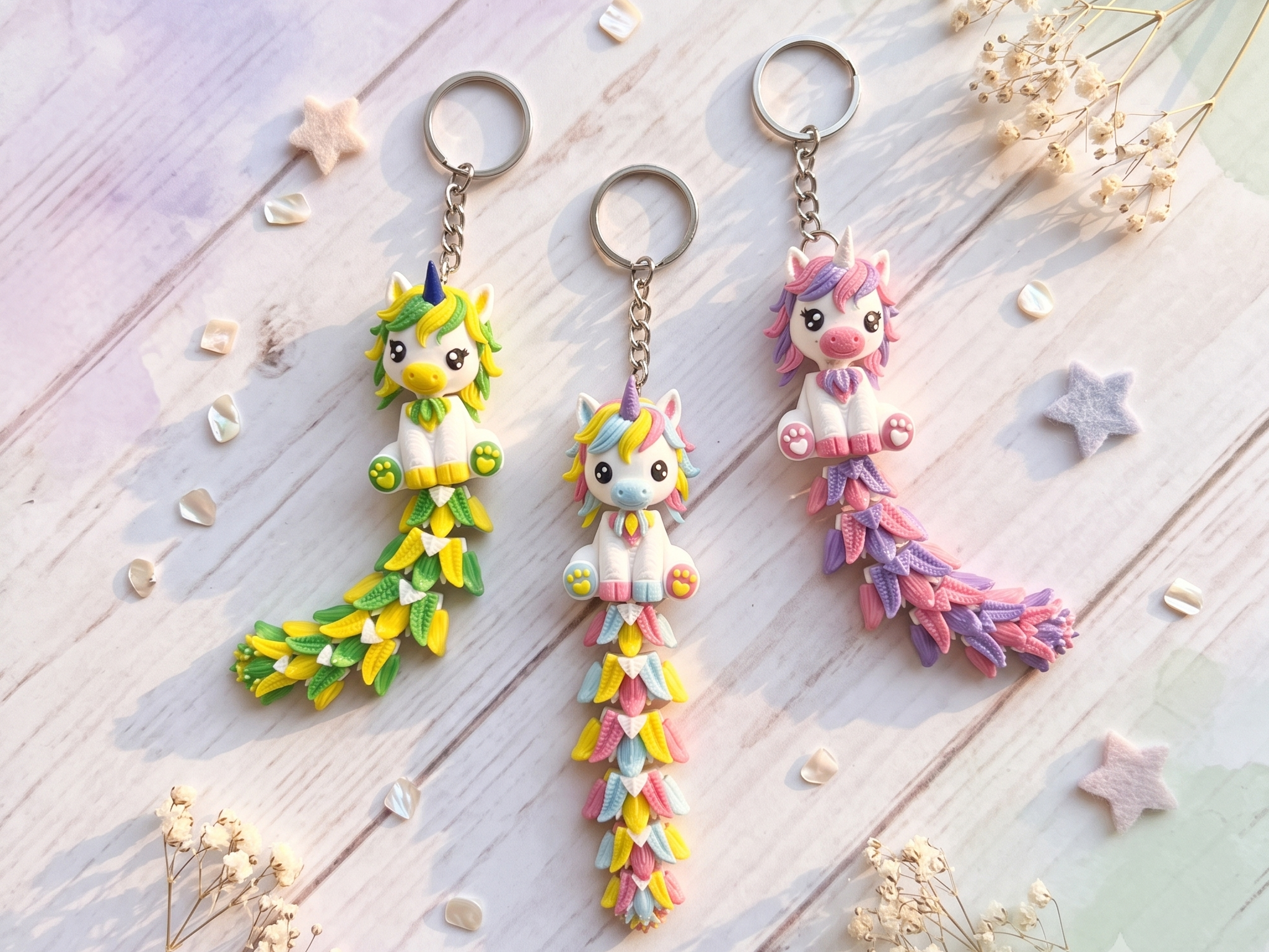 Unicorn sleutelhanger
