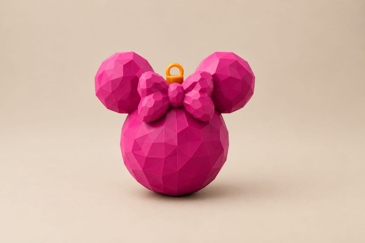 MiniMouse ornament met strik