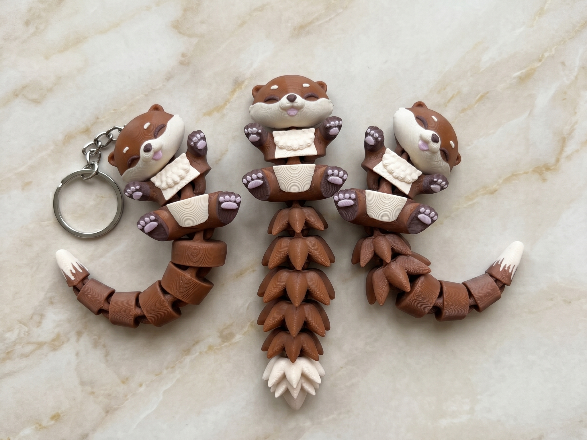 Otter sleutelhanger
