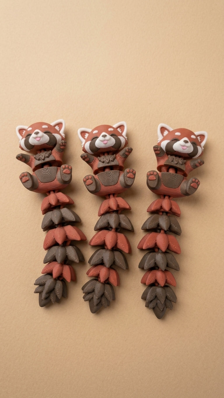 Redpanda sleutelhanger