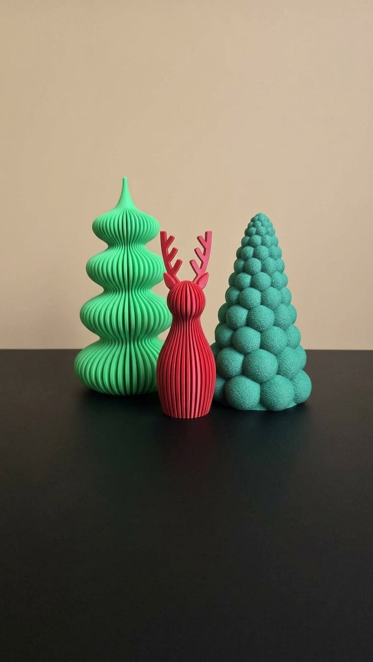 Kerstboom Japandi-stijl